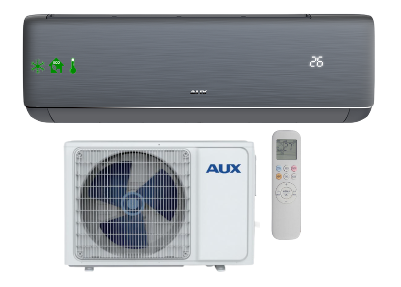 Wandklimagerät AUX Q-SMART PREMIUM GRAU AUX-09QB 2,7kW