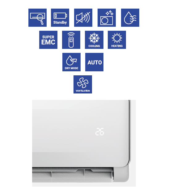 Wall air conditioner  AUX FREEDOM 3,5kW