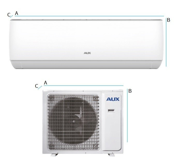 Multi-systems AUX J-SMART 2,0kW + 3,5kW