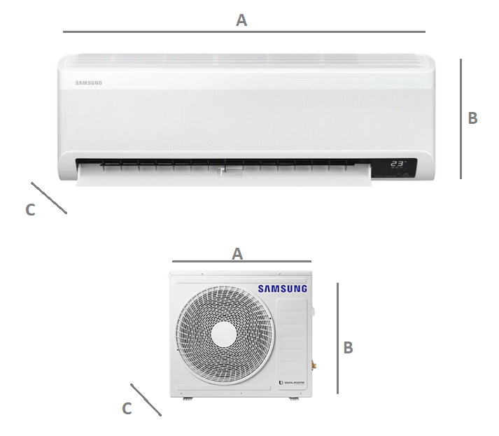 Zestaw multi SAMSUNG Wind-Free Comfort 3x 2,0kW
