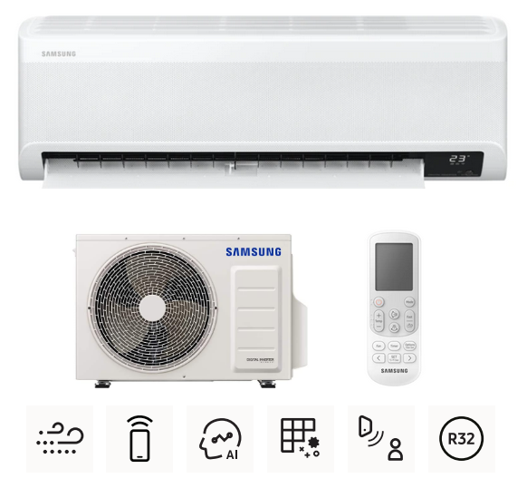 Air conditioner SAMSUNG Wind-Free Elite 3,5kW