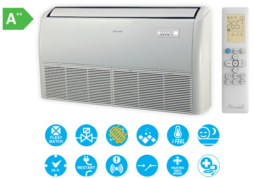 Wall and ceiling air conditioner FDMX AIRWELL 14,0kW R32