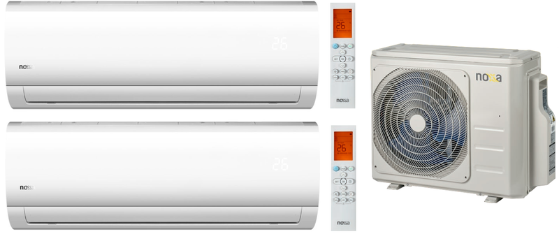 NOXA MULTI air conditioner with the LUCKY 3,5 kW + 7,0 kW