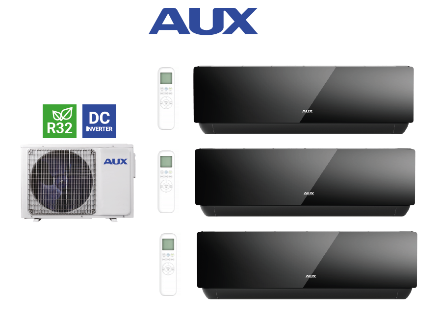 Multi-systems AUX J-SMART ART 3x 2,0 kW 3x25m2