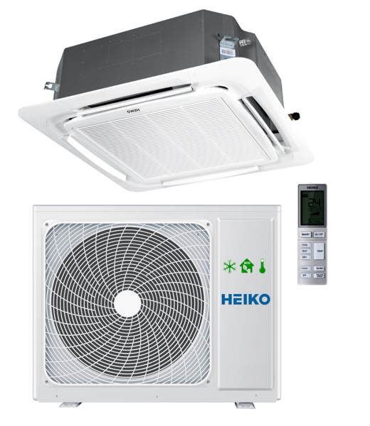 HEIKO 3.5kW cassette air conditioner with 4-way air flow