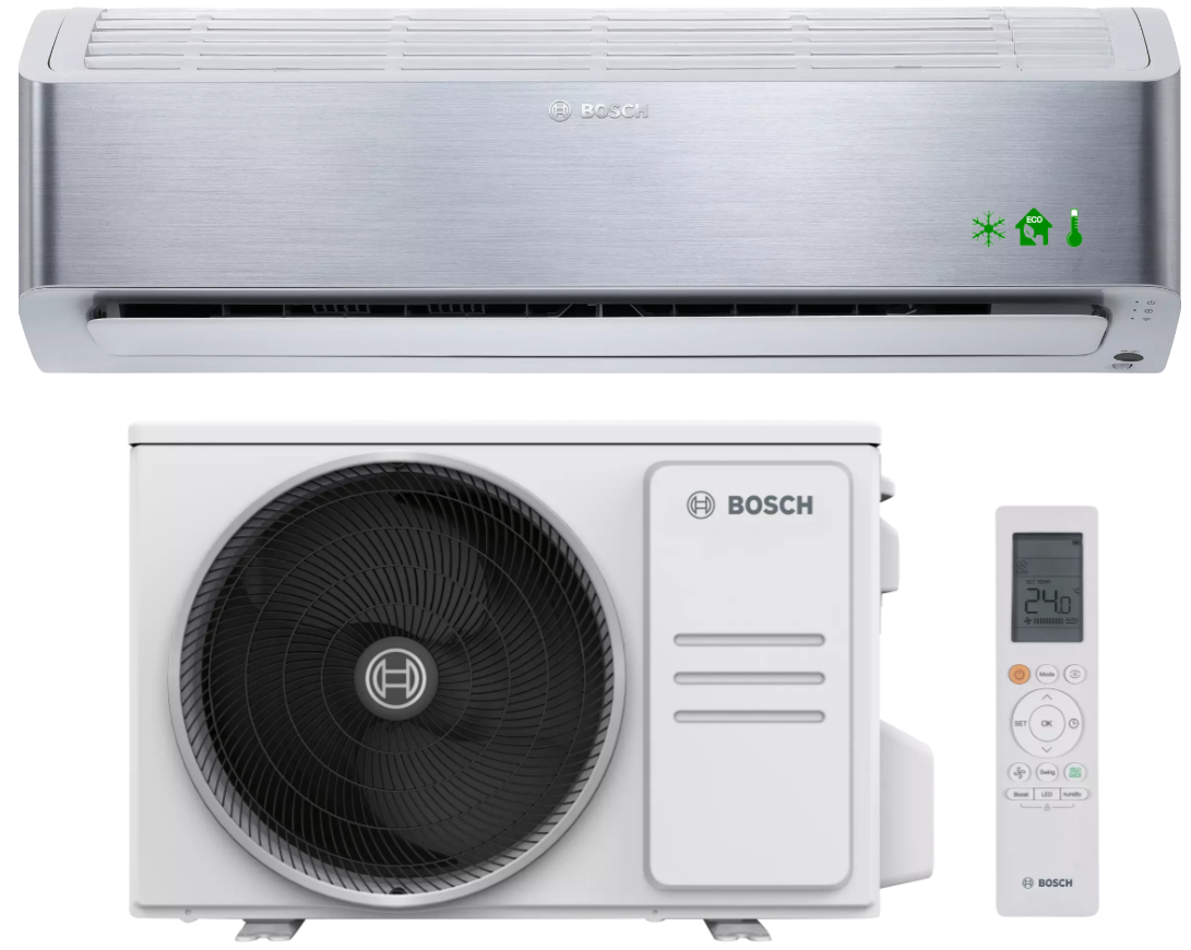 BOSCH Climate Class 8000i 2,5 KW Wandklimagerät, silber