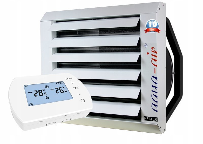 Nagrzewnica wodna Aqua Air N1 20 kW II rzędowa+HMI