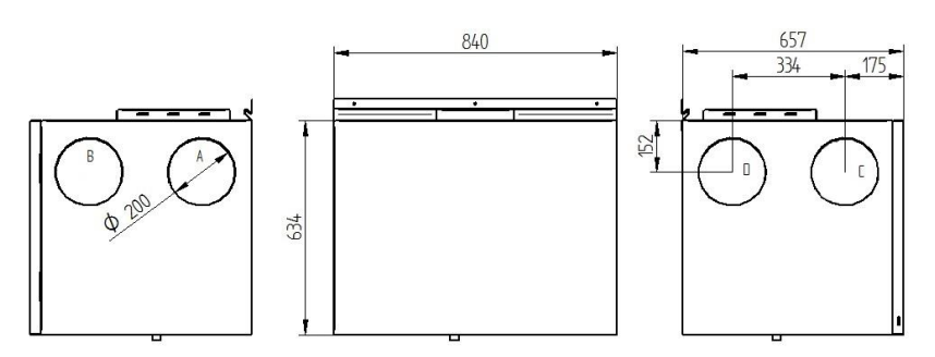 WANAS CLASSIC 555 V_XF 320 m² recuperator