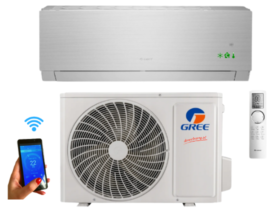 Gree Clivia white 7.1kW wall air conditioner