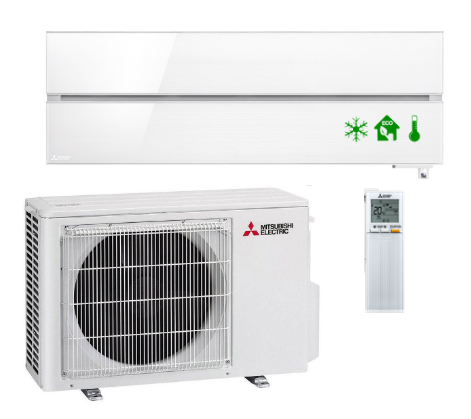 Air conditioner  MITSUBISHI Natural White Diamond 2,5kW