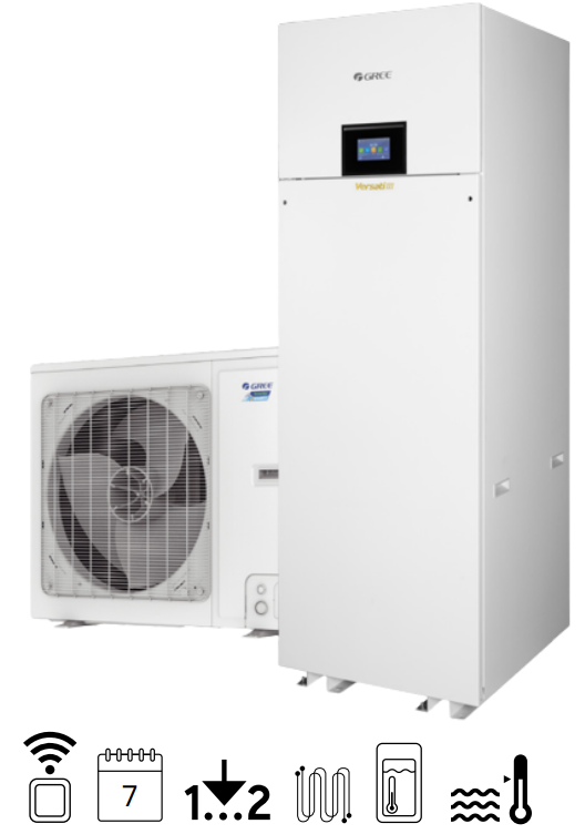 Heat pump GREE Versati Split All in One 15,5kW 3F New