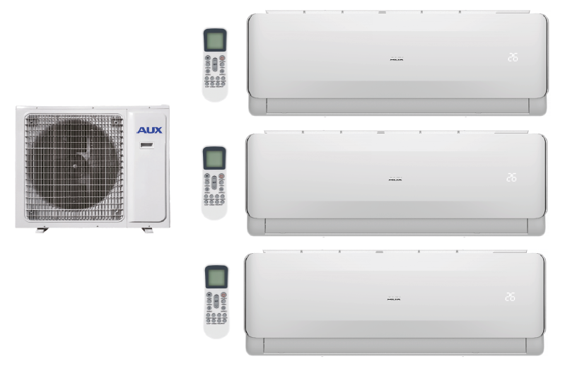 Mulit-systeme AUX FREEDOM 3x 3,5kW 3x35m2