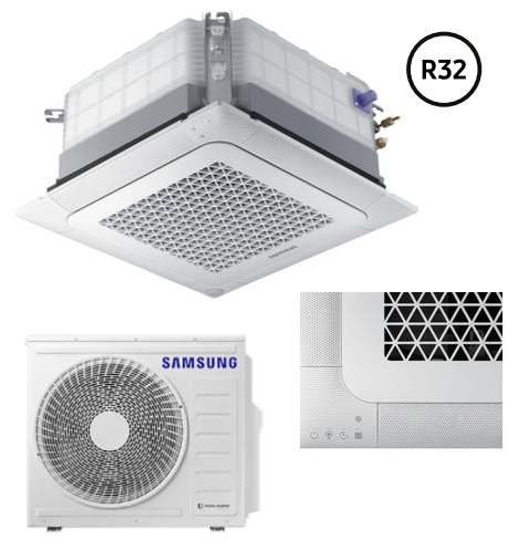 Klimatyzator kasetonowy 4-kierunkowy SAMSUNG MINI WIND-FREE 2,6kW