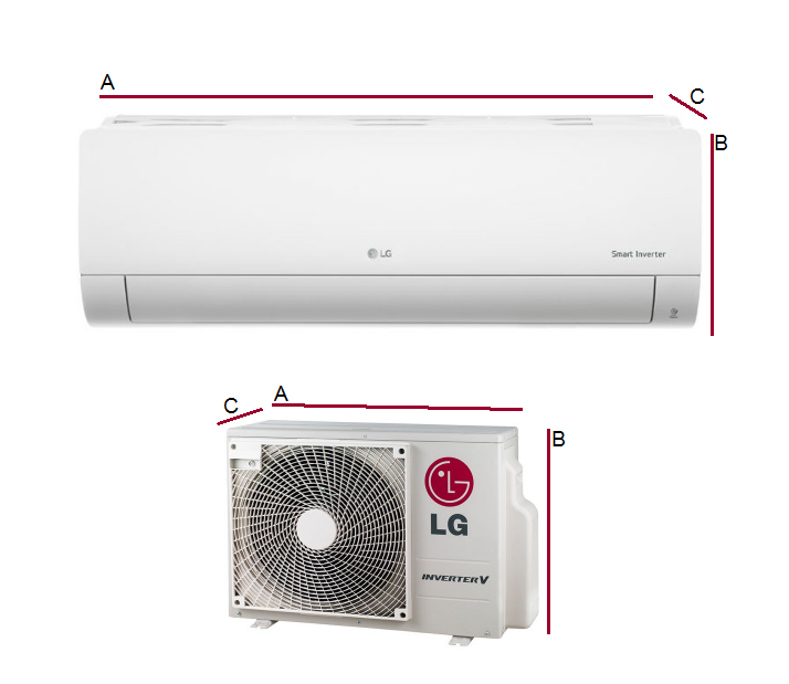 Wall air conditioning LG STANDARD 2 3,5kW WI-FI