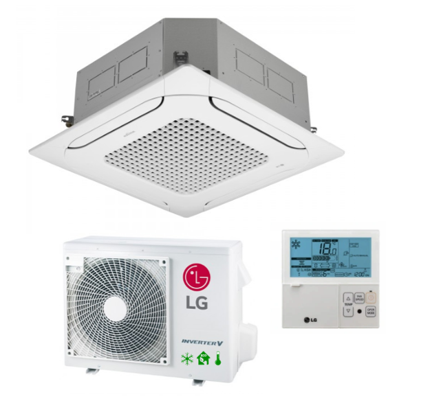 Cassette air conditioner LG H-INVERTER 2,5 kW R32