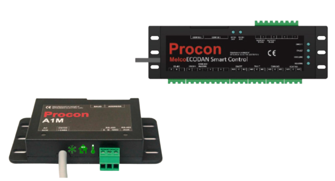 Adapter komunikacyjny do pomp ciepła i kaskad pomp ciepła MITSUBISIHI Procon MelcoEcodan SmartControl