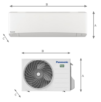 Klimatyzator ścienny PANASONIC Professional INVERTER 2,5kW