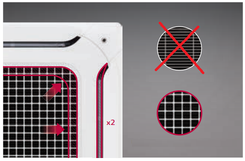 Cassete Klimaanlage LG H-INVERTER 8,0 kW R32