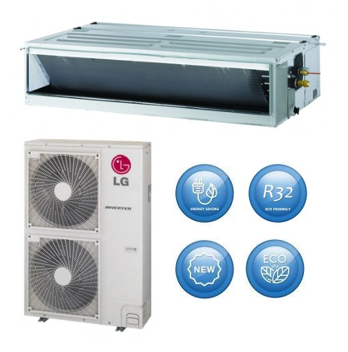 Duct air conditioner LG Standard Inverter average 9,5 kW