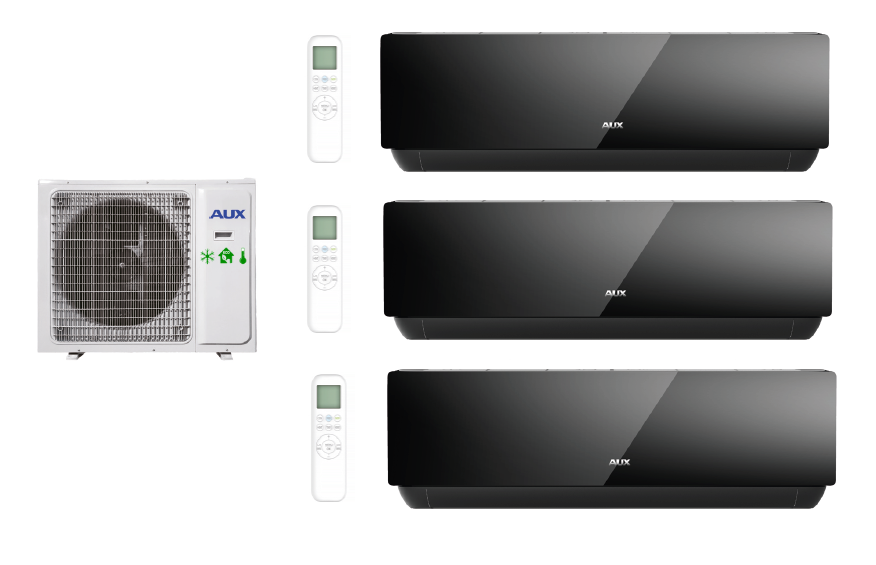 Multi-systems AUX J-SMART ART 2,5 kW + 3,5 kW + 5,2 kW