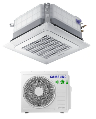 Klimatyzator kasetonowy 4-kierunkowy SAMSUNG MINI WIND-FREE 2,6kW