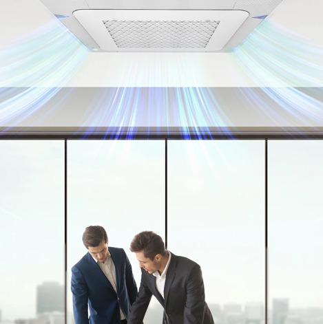 Klimatyzator kasetonowy 4-kierunkowy SAMSUNG MINI WIND-FREE 5,0kW