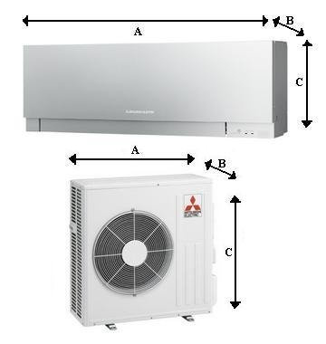 Air conditioner MITSUBISHI Silver Premium 5,0kW