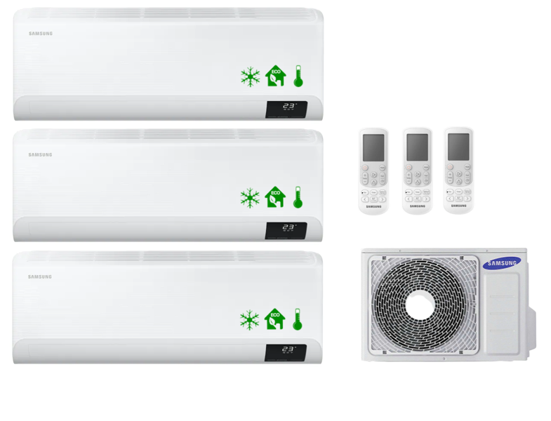 Multi-systems SAMSUNG Cebu 3x 2,5kW