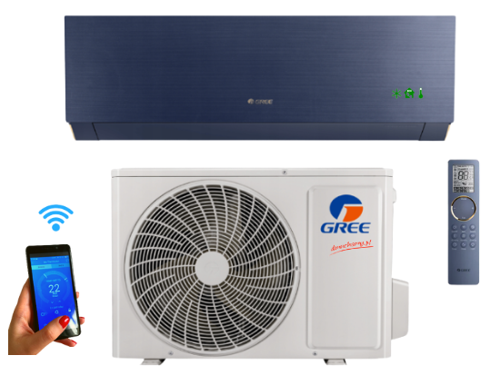 Klimatyzator ścienny Gree Clivia navy blue 3,5kW nowość!