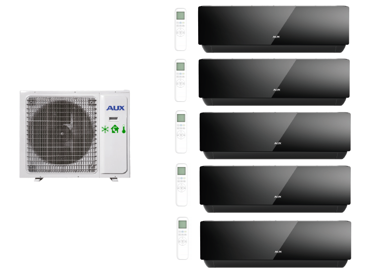 Zestaw multi AUX J-SMART ART 2,0 kW + 2,5 kW + 3x 3,5 kW