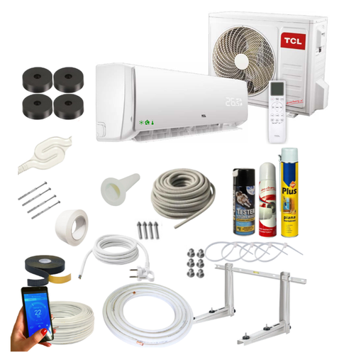 Klimatyzator ścienny TCL Elite XA71I 5,1kW zestaw montażowy set 20w1