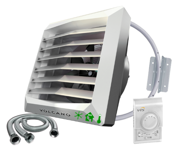 Nagrzewnica wodna VOLCANO VR MINI AC 3-20kw 4w1