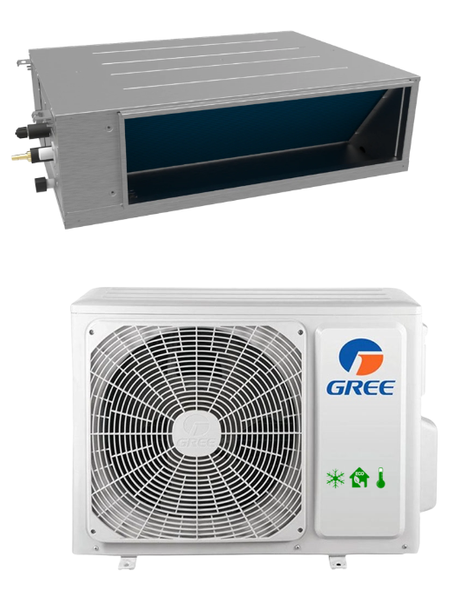 Klimatyzator kanałowy GREE GUD35PS1/A-S + GUD35W1/NhA-S 3,5kW U-Match Plus