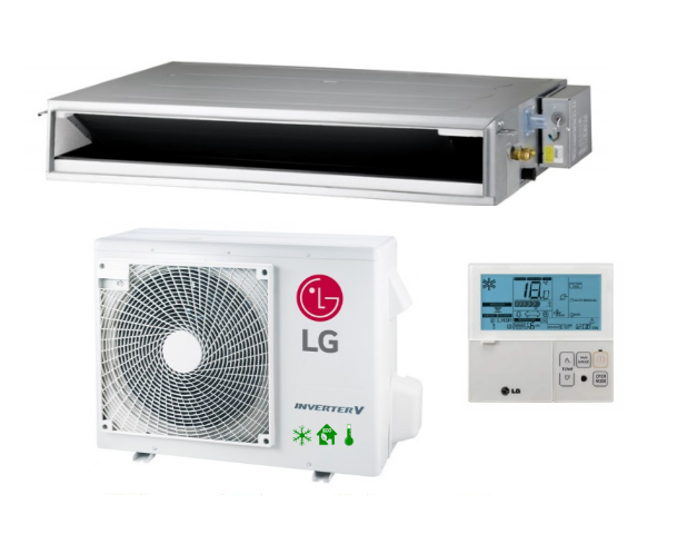 Klimatyzator kanałowy LG H-Inverter niski spręż 3,4 kW