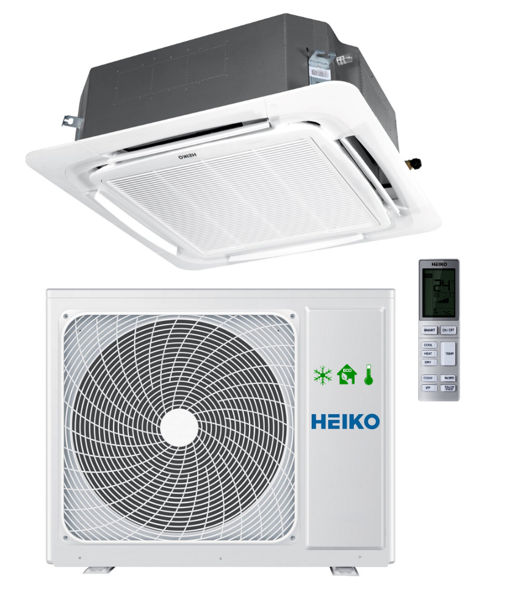 Klimatyzator kasetonowy HEIKO 3,5kW o 4-stronnym przepływie powietrza