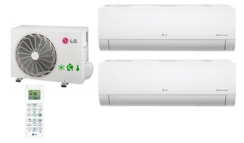 Klimatyzator multi LG 5,3kW+Standard Plus 3x2,1kW