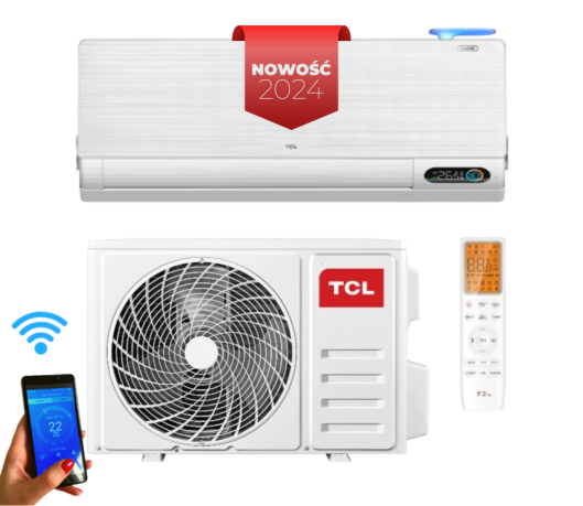 Klimatyzator ścienny TCL FreshIN FBI 2,7kW TAC-09CHSD/FBI nowość 2024