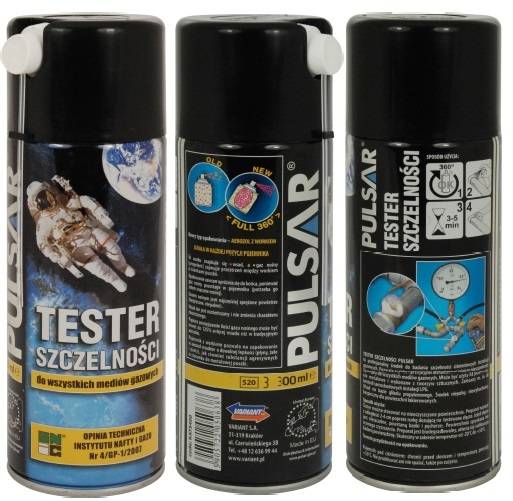 PULSAR TESTER SZCZELNOŚCI GAZU PIANKA 300ML