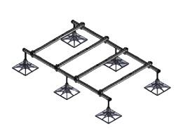 Zestaw ramowy frame-foot FF6, sześciostopowy